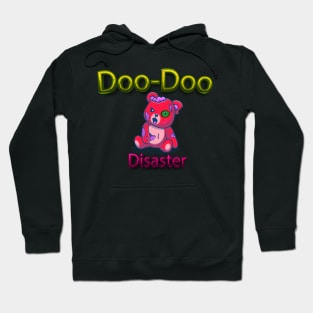 Doo-Doo Dool Bear Zombie Halloween Furry Friends  Animal-Inspired Halloween Prints Hoodie